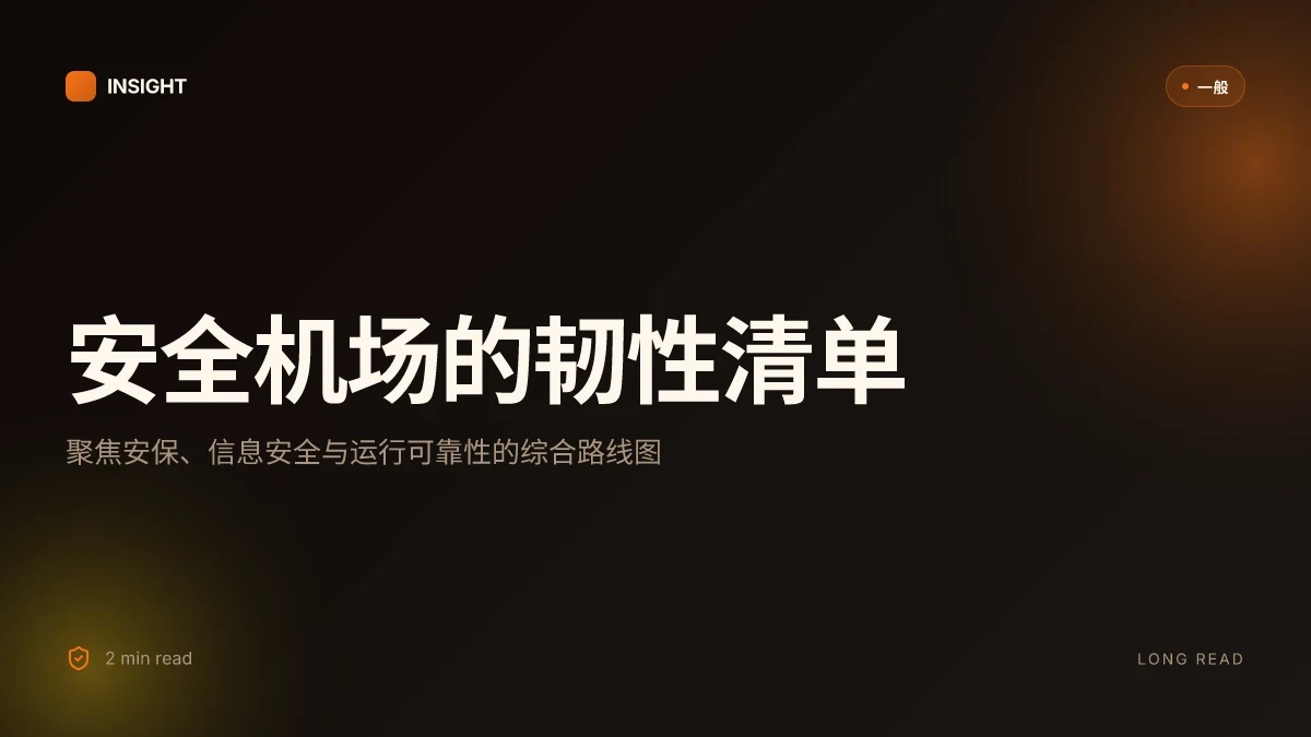 安全机场推荐:2026 年最可靠的机场安保与运行标准清单