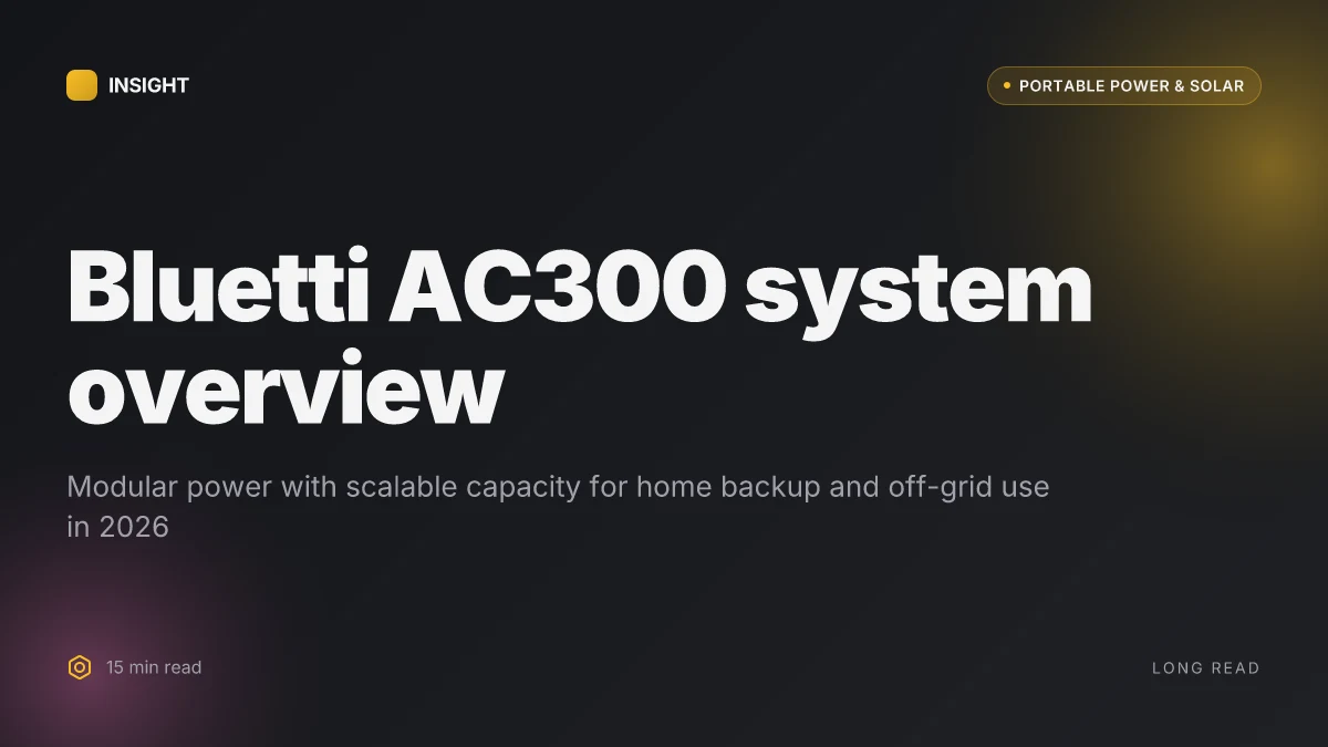What is the Bluetti AC300 system, and where does it actually shine in 2026