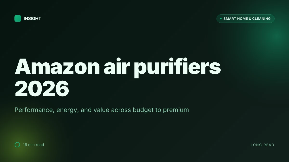 How Amazon air purifiers stack up in 2026: performance, energy use, and value