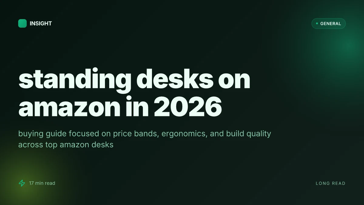 What makes an Amazon desk stand out in 2026