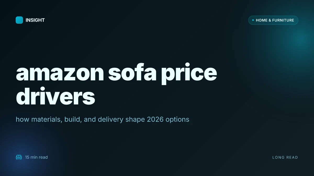 How Amazon sofa choices reshape living rooms in 2026