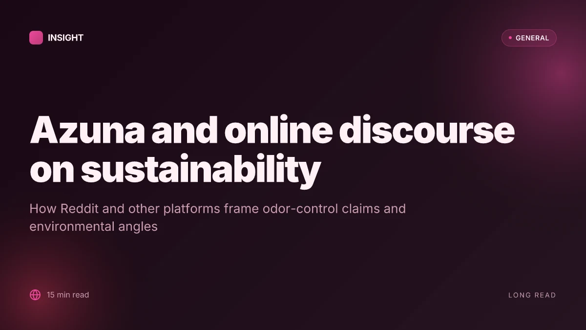 What azuna fresh reveals about online communities and sustainability debates