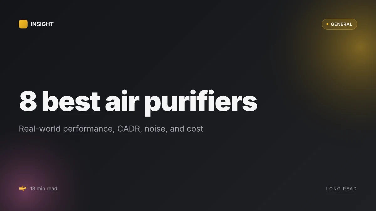 8 Best air purifiers tested in 2026 for real-world effectiveness
