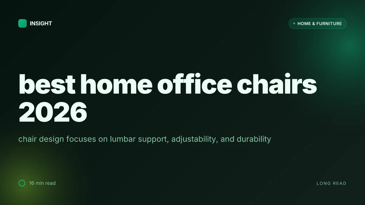 8 Best home office chairs for 2026: comfort, support, and durability tested