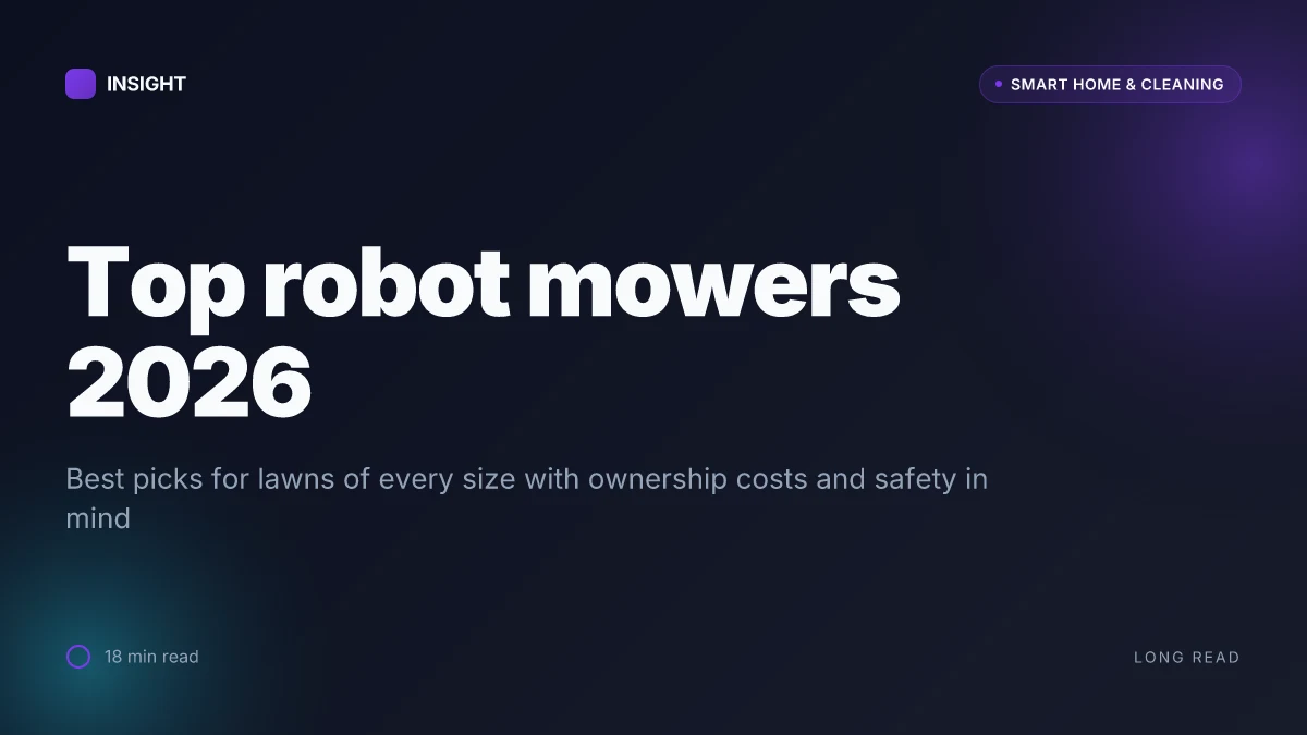 Top 8 robot mowers of 2026: best picks for lawns of every size