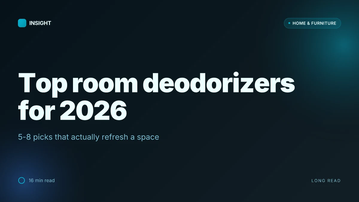 Top room deodorizers for 2026: 5-8 picks that actually refresh a space