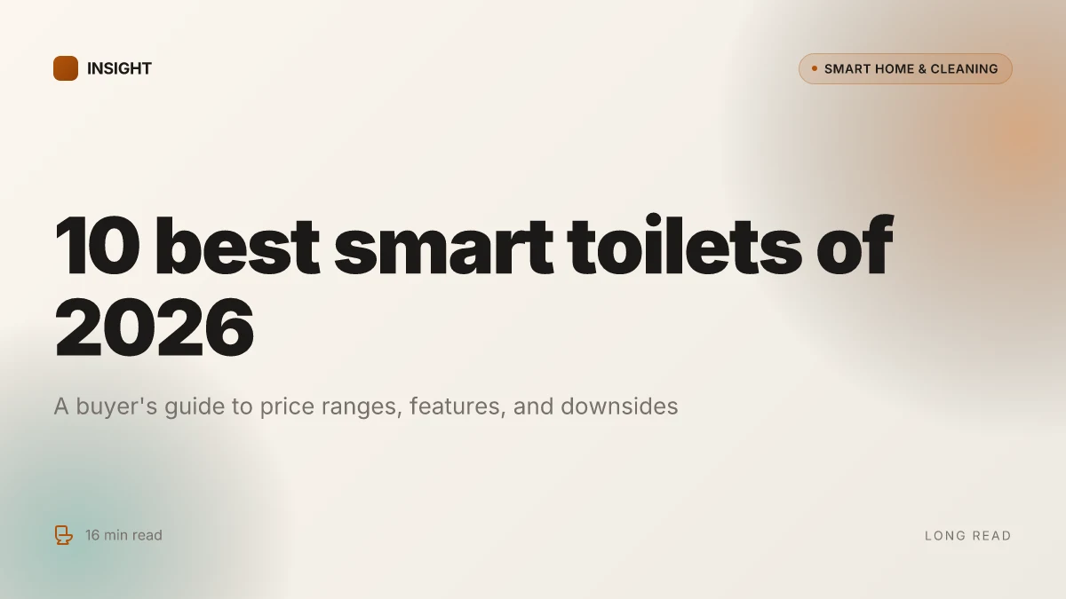 10 Best smart toilets of 2026 and what to know before you buy