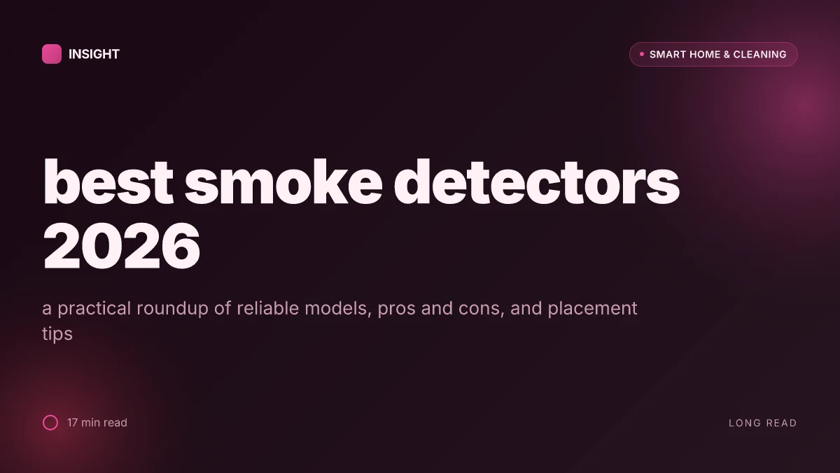 What are the best smoke detectors for home in 2026