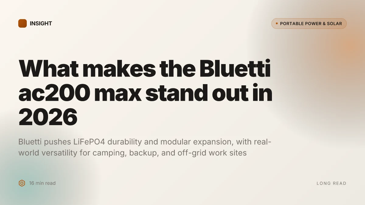 What makes the Bluetti AC200 MAX stand out in 2026