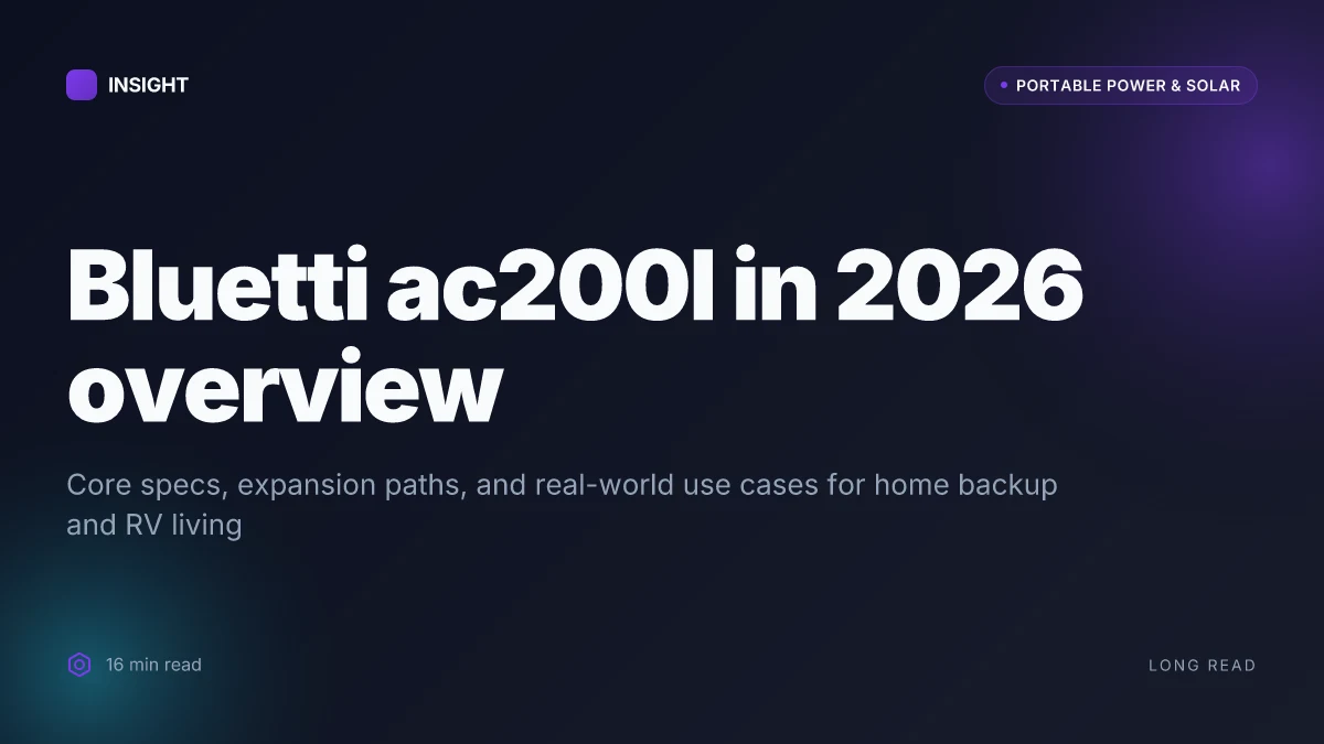 How Bluetti AC200L changes portable power strategy in 2026