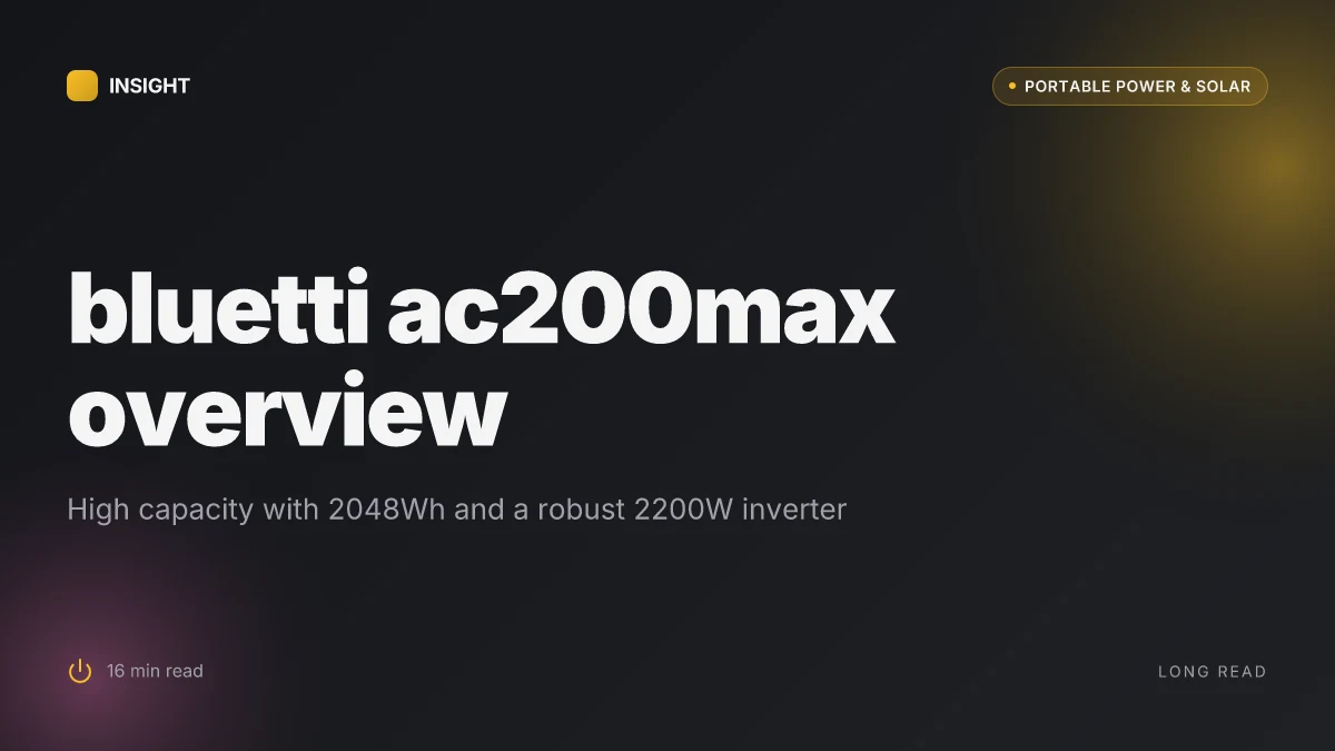 What makes the bluetti ac200max worth it in 2026