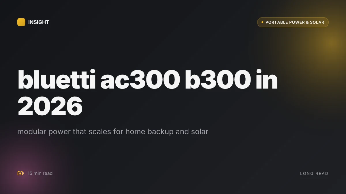 What makes the bluetti ac300 b300 a standout power system in 2026
