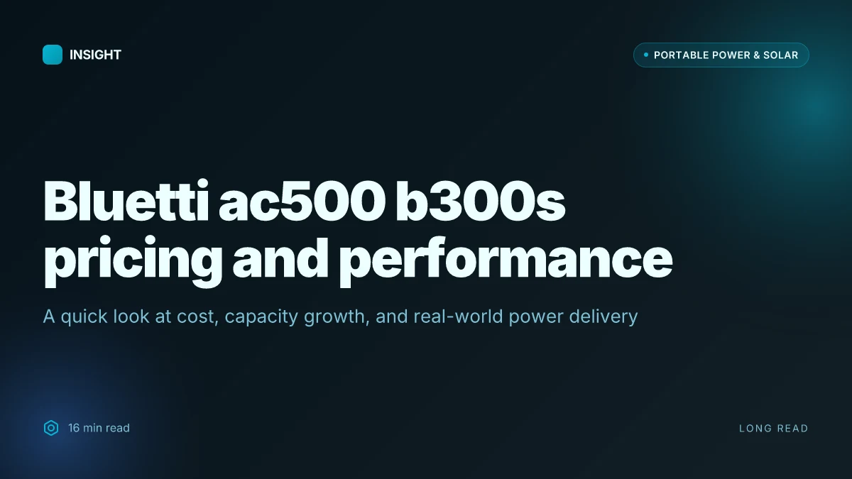 What makes the Bluetti AC500 + B300S a standout upgrade for off-grid power in 2026