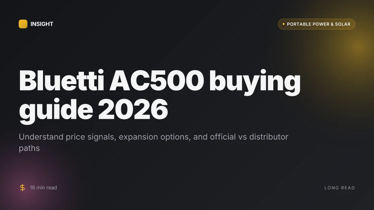 How to buy the Bluetti AC500 for sale in 2026