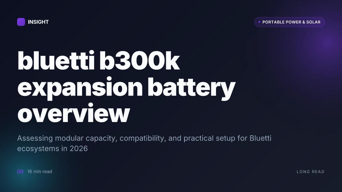 What makes the bluetti b300k expansion battery stand out in 2026