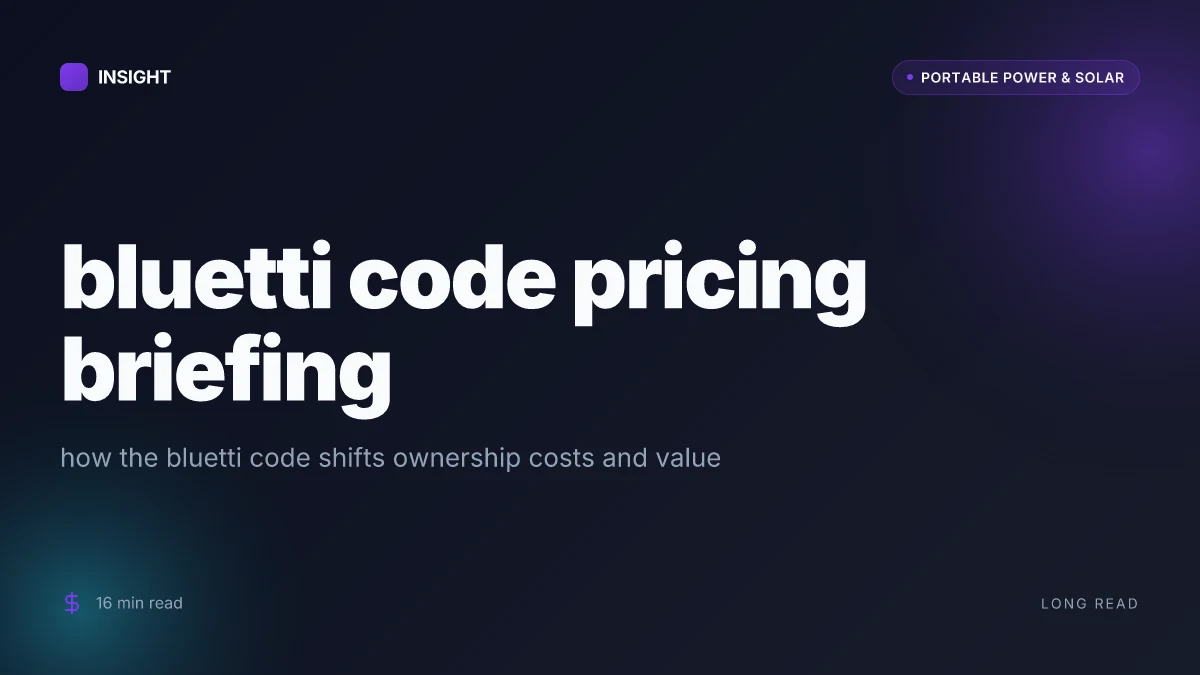 What is the bluetti code and how it unlocks better solar power pricing