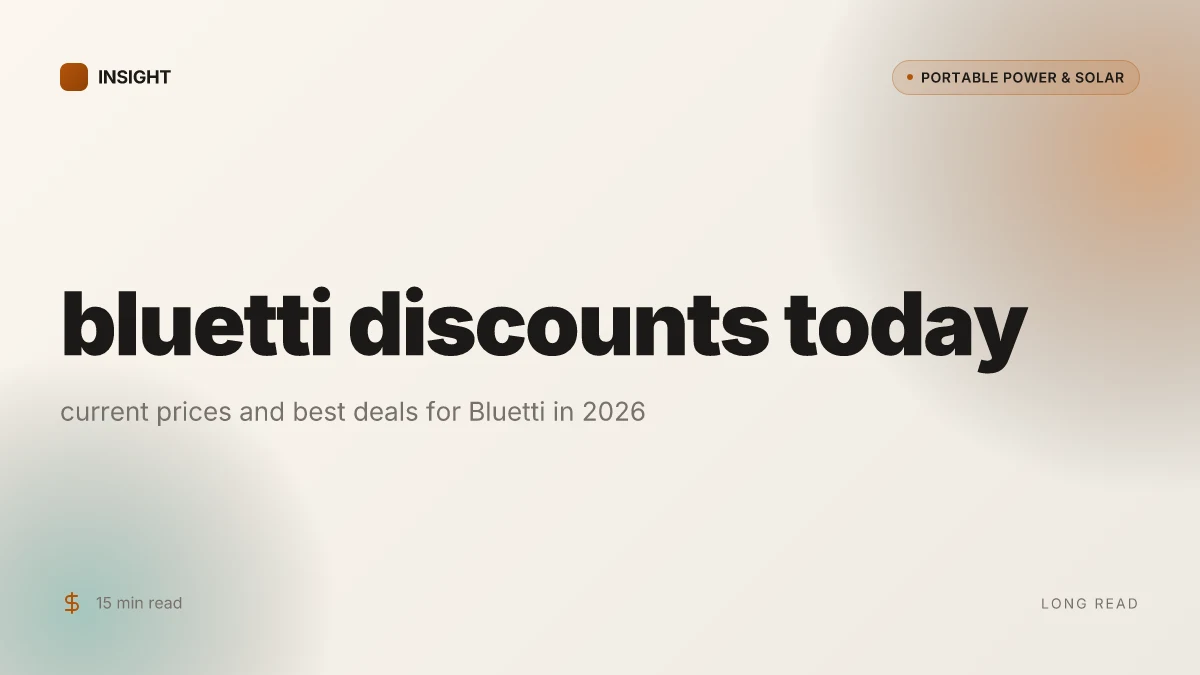 How to spot real Bluetti discounts in 2026 and lock in the best price