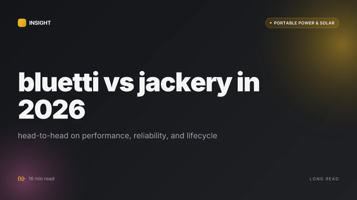 What makes bluetti vs jackery a real head-to-head for 2026