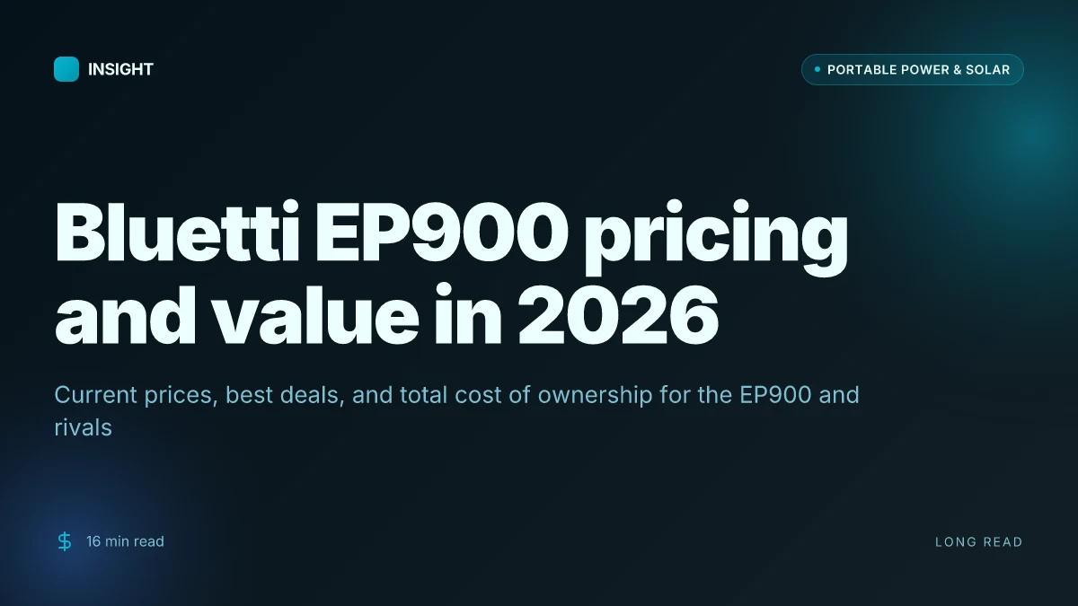What makes the Bluetti EP900 a standout home backup, and where it fits in 2026