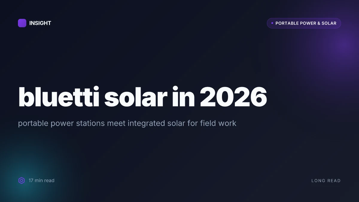 What is bluetti solar, and how it reshapes field power needs in 2026