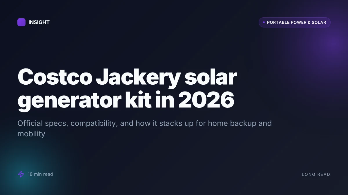 What is the Costco Jackery solar generator kit, and why it matters in 2026