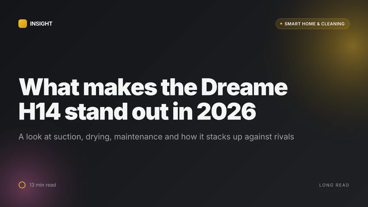 What makes the Dreame H14 stand out among wet dry vacuums in 2026