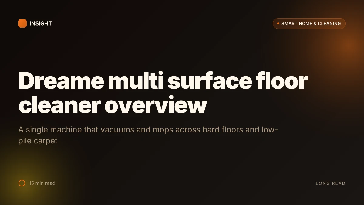 What is the Dreame multi surface floor cleaner, and how does it redefine floor care