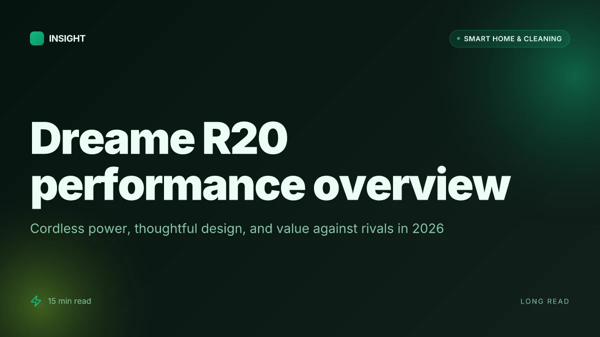 What makes the Dreame R20 a standout cordless vacuum in 2026
