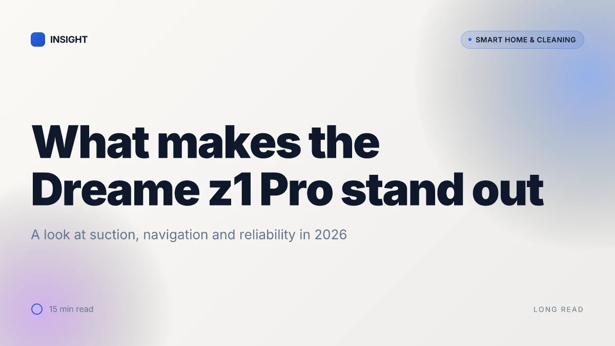 What makes the Dreame Z1 Pro stand out in 2026