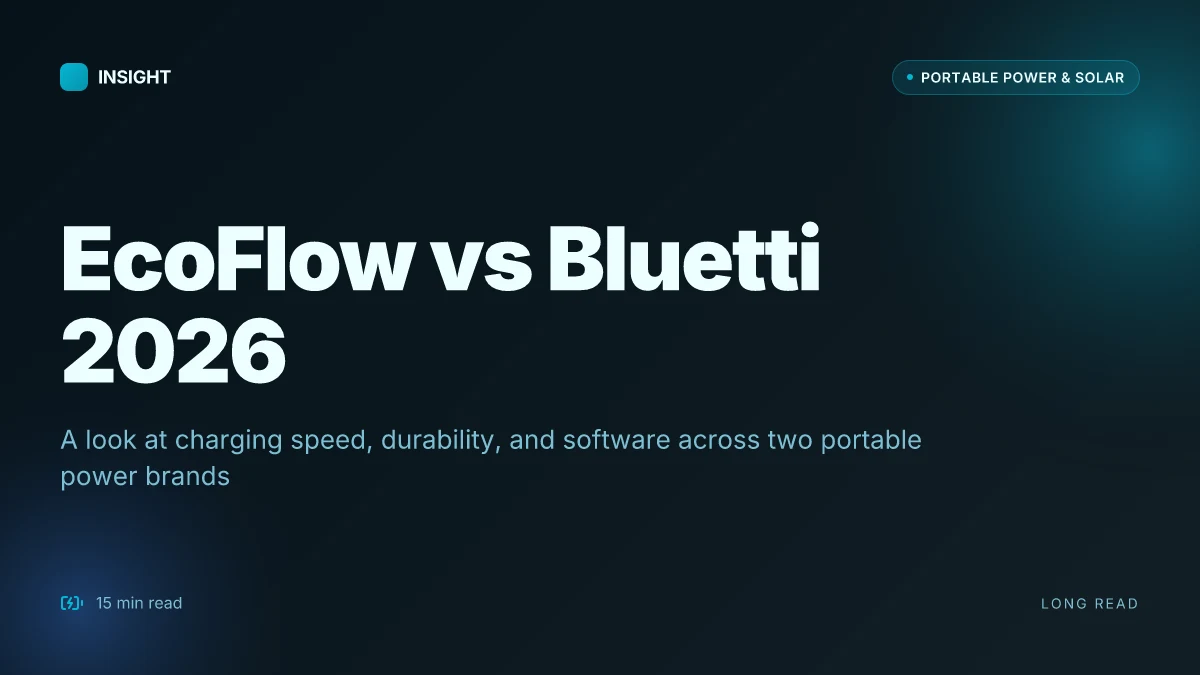 What separates EcoFlow from Bluetti in 2026