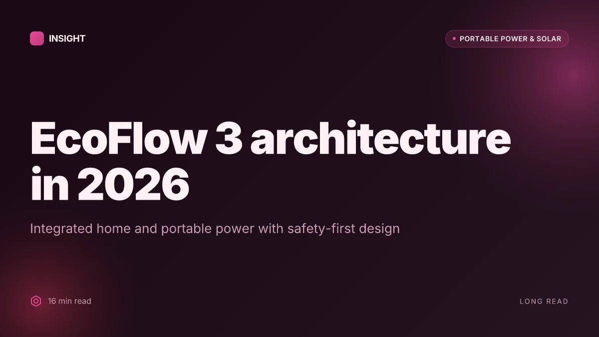 What is EcoFlow 3, and why it redefines home and portable power in 2026