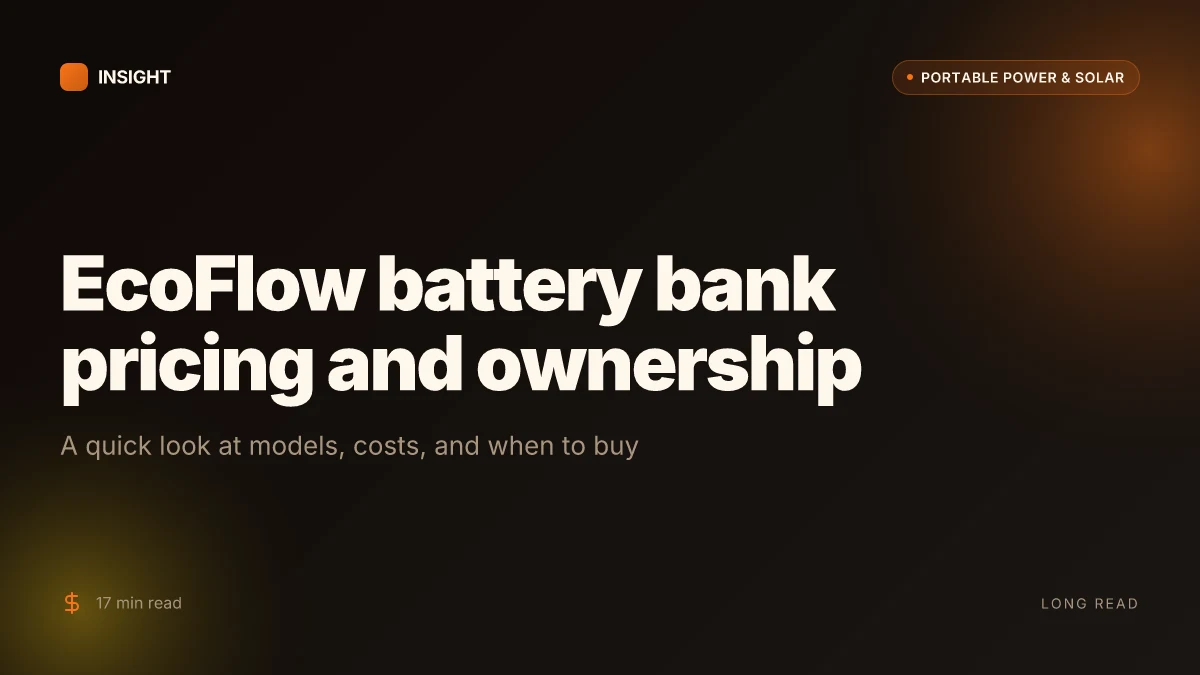 What is EcoFlow battery bank and how does it power homes in 2026