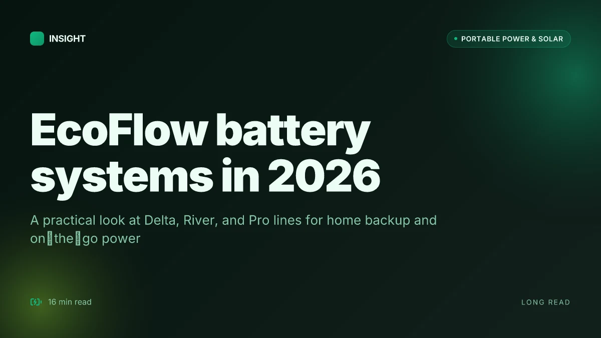 What makes EcoFlow battery systems stand out in 2026