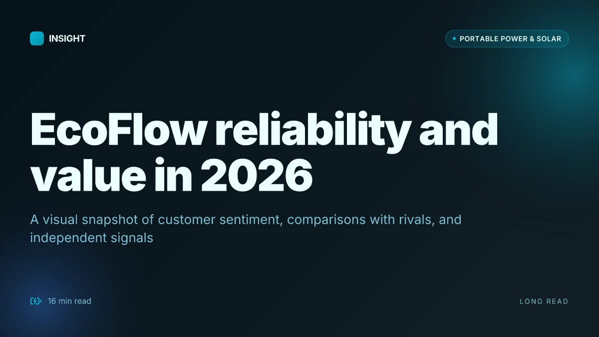 What EcoFlow customer reviews reveal about reliability and value in 2026