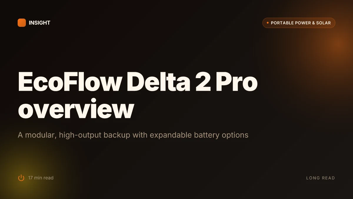 What makes the EcoFlow Delta 2 Pro stand out in 2026