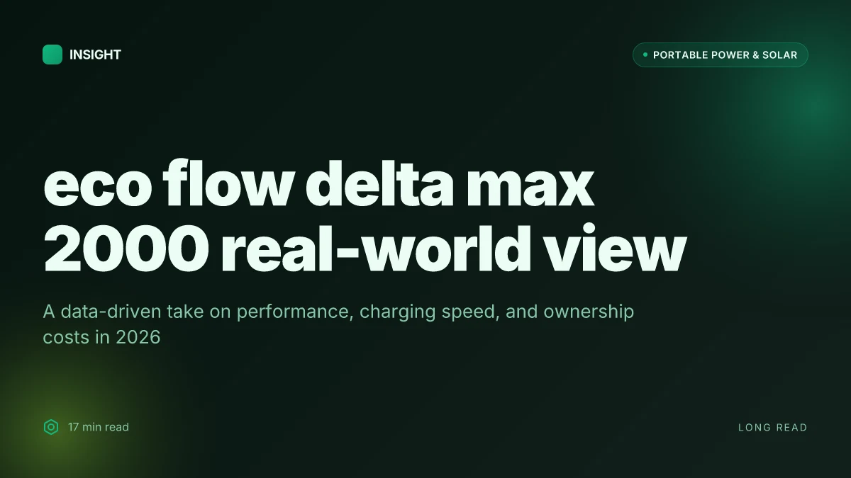 How EcoFlow Delta Max 2000 compares for real home backup in 2026