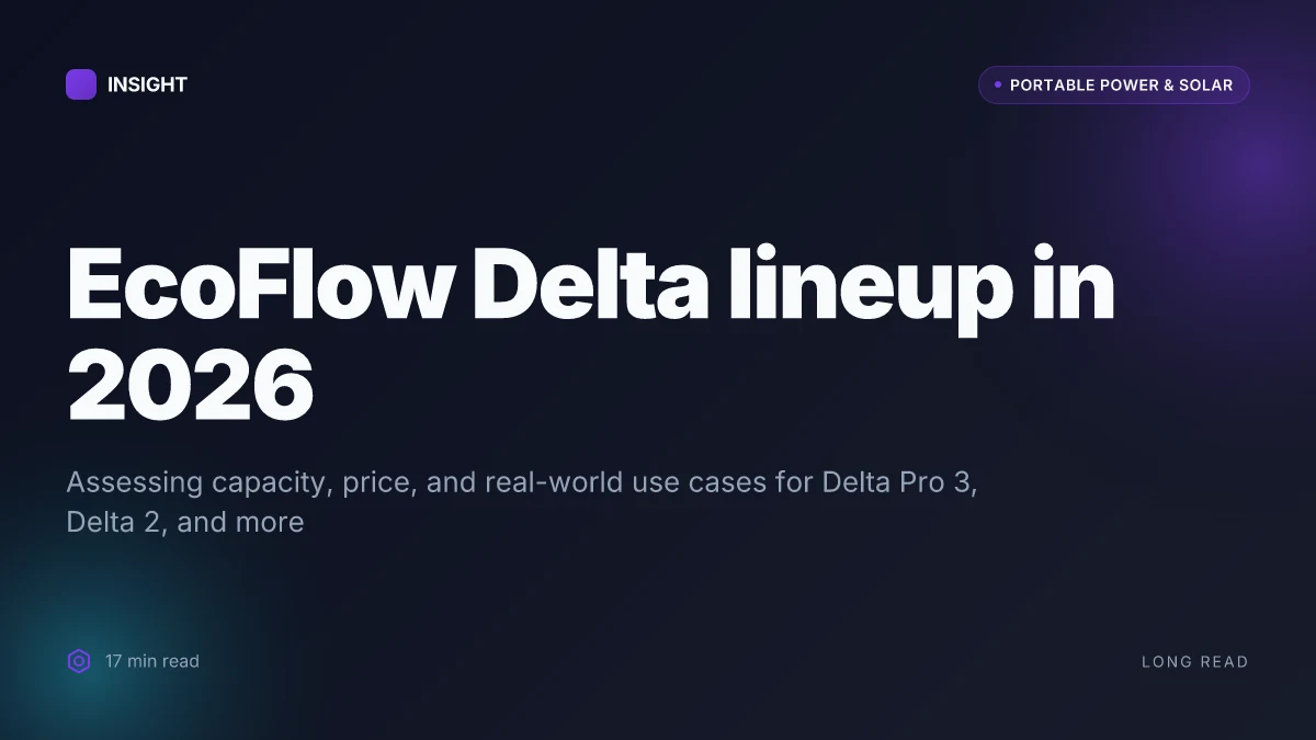 What makes the EcoFlow Delta portable battery generator worth it in 2026