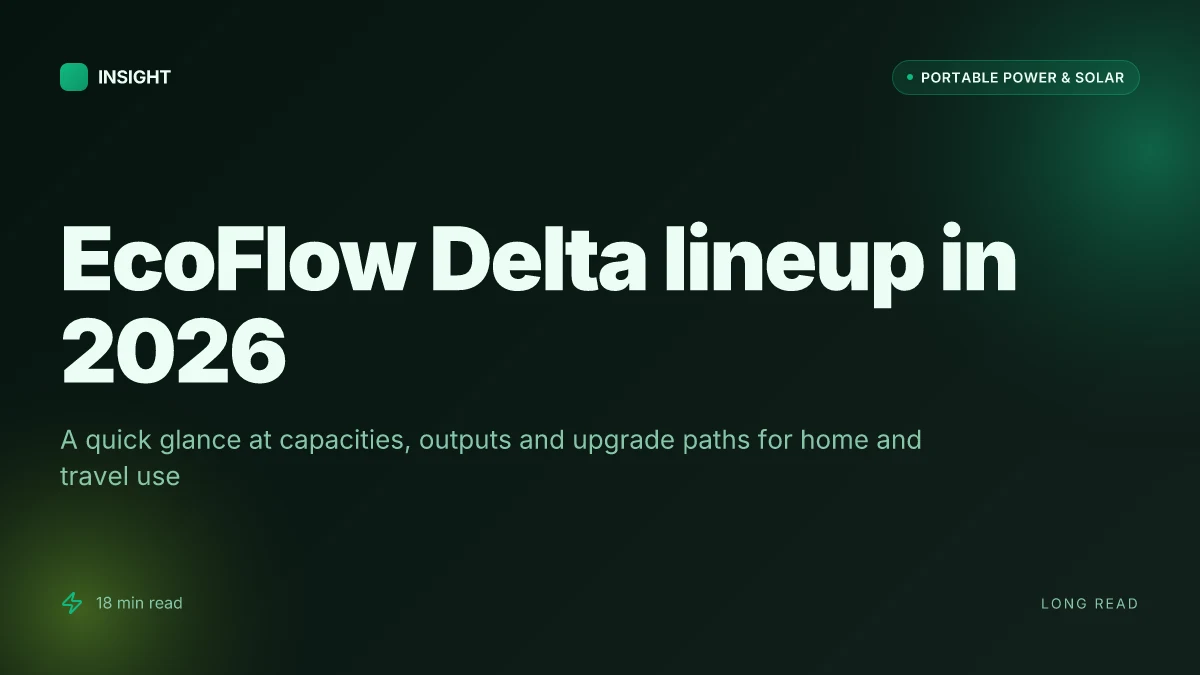 What makes the EcoFlow Delta portable power station a standout choice in 2026