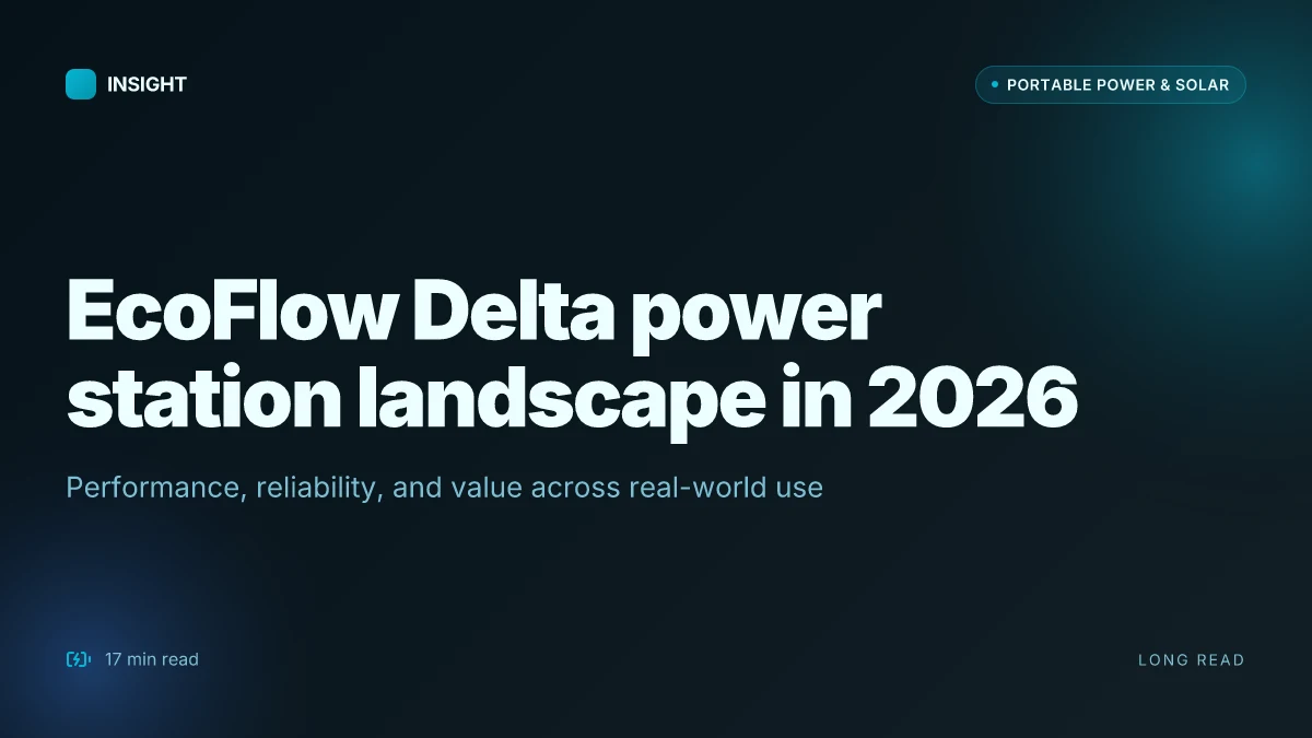 What makes the EcoFlow Delta power station stand out in 2026