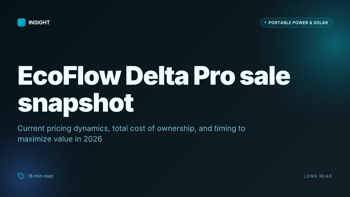 How to buy the EcoFlow Delta Pro on sale in 2026