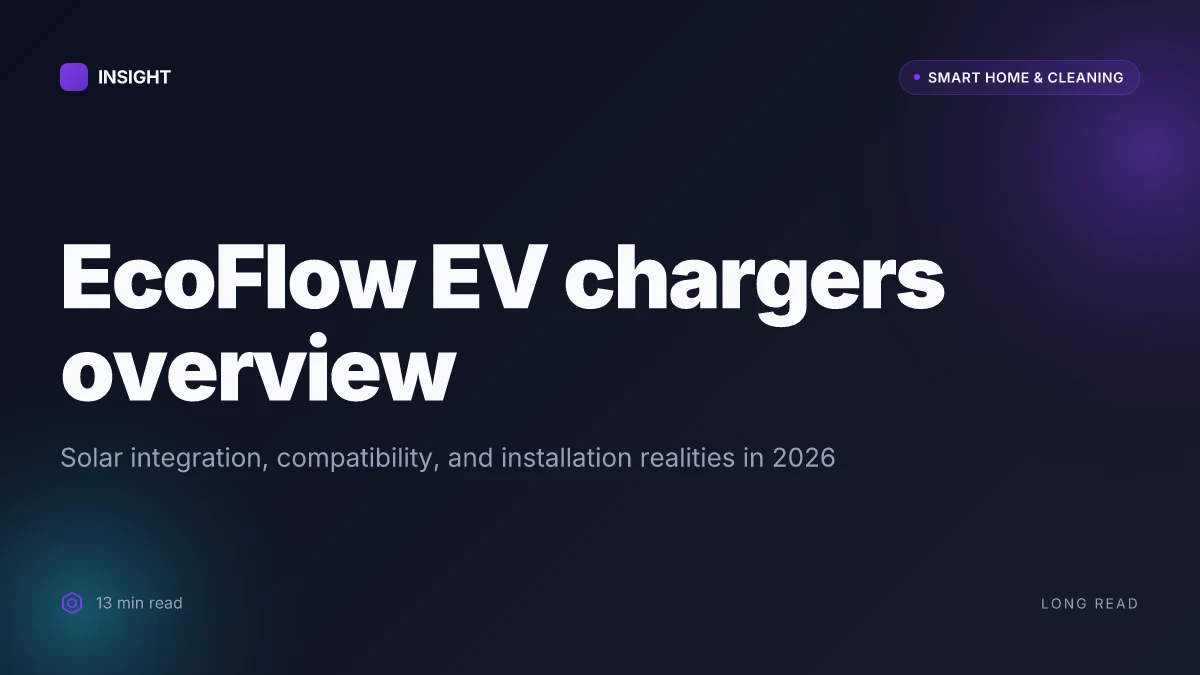 How EcoFlow EV chargers balance solar charging and grid power in 2026