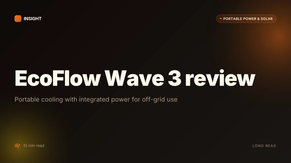 What is EcoFlow portable AC, and how does it compare to rivals in 2026