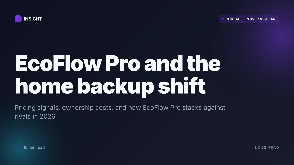 What is EcoFlow Pro, and how it reshapes home backup power in 2026