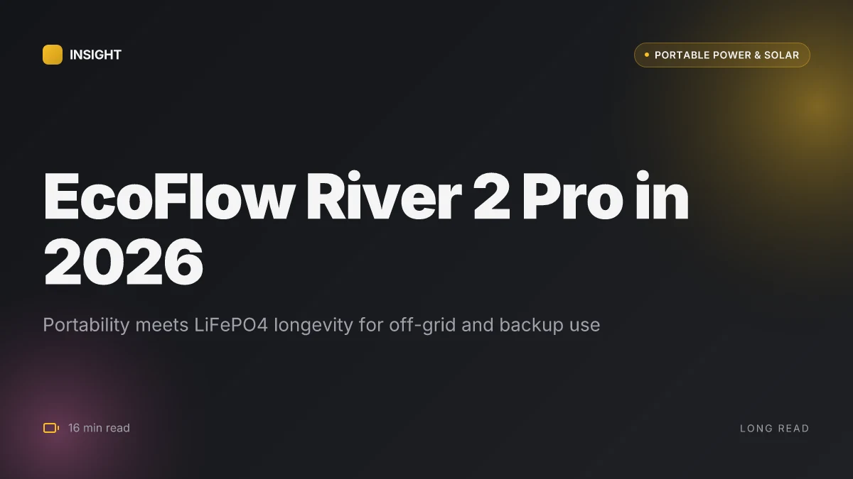 What is the EcoFlow River 2 Pro, and why it stands out in 2026