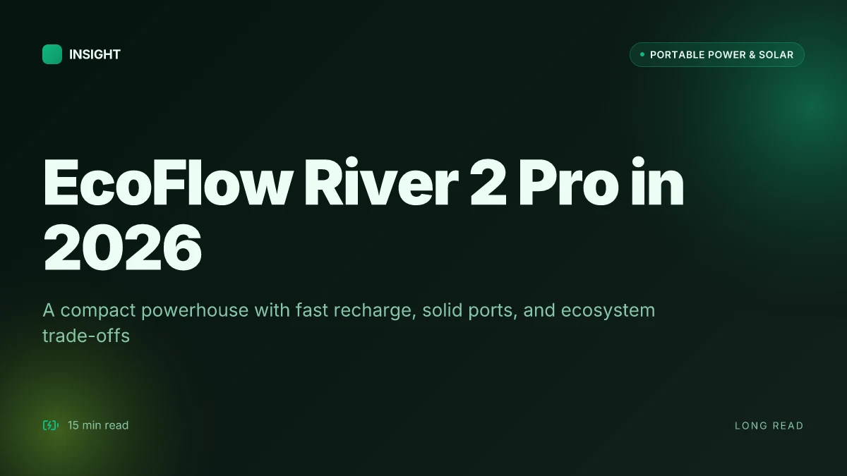 What makes the EcoFlow River 2 Pro a compelling mobile power option in 2026