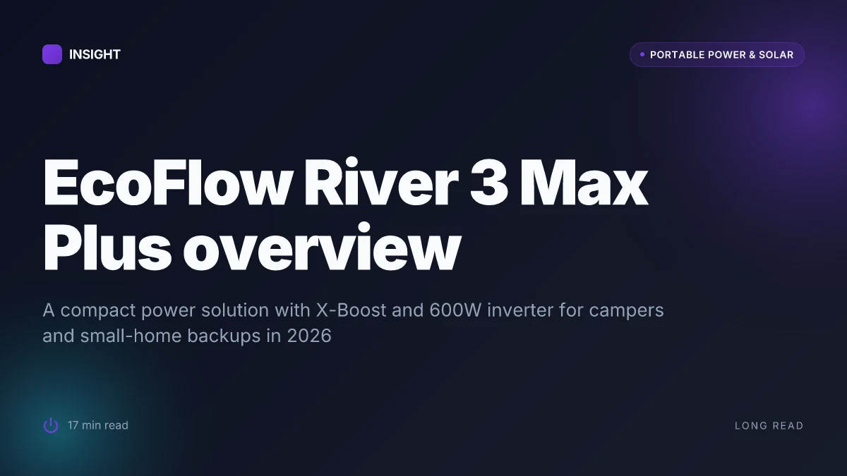 What makes the EcoFlow River 3 Max Plus unique in 2026