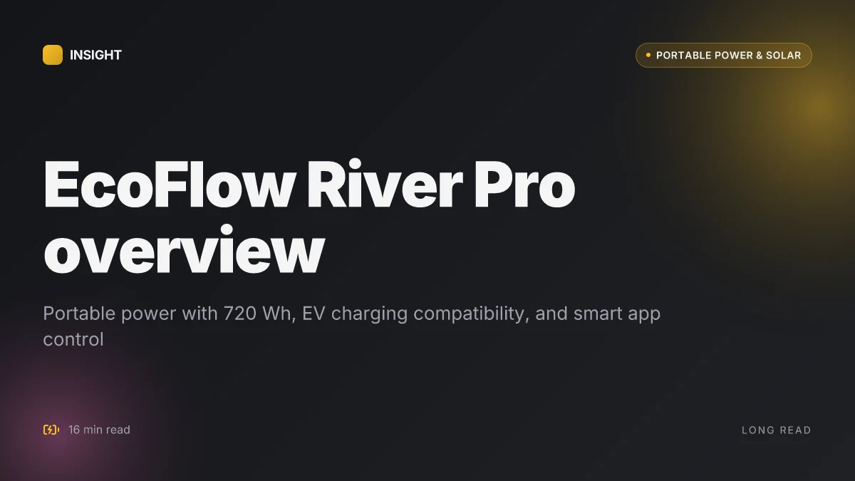 What makes the EcoFlow River Pro a standout portable power option in 2026