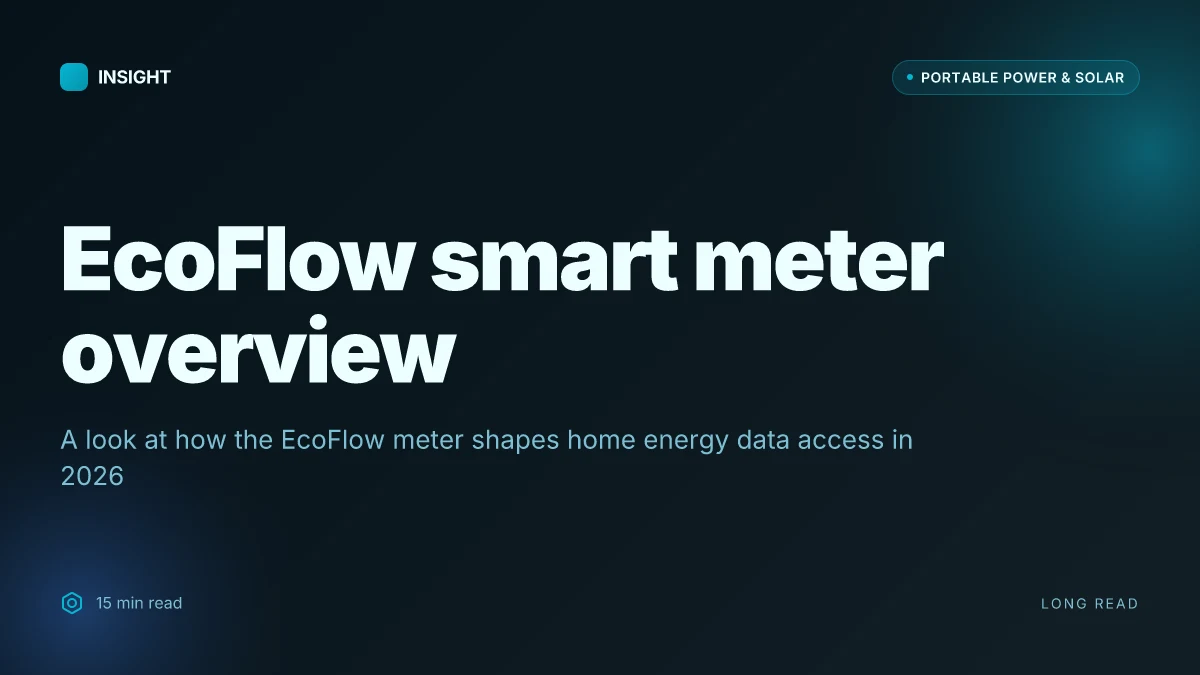 What is the EcoFlow smart meter, and how it changes home energy data in 2026