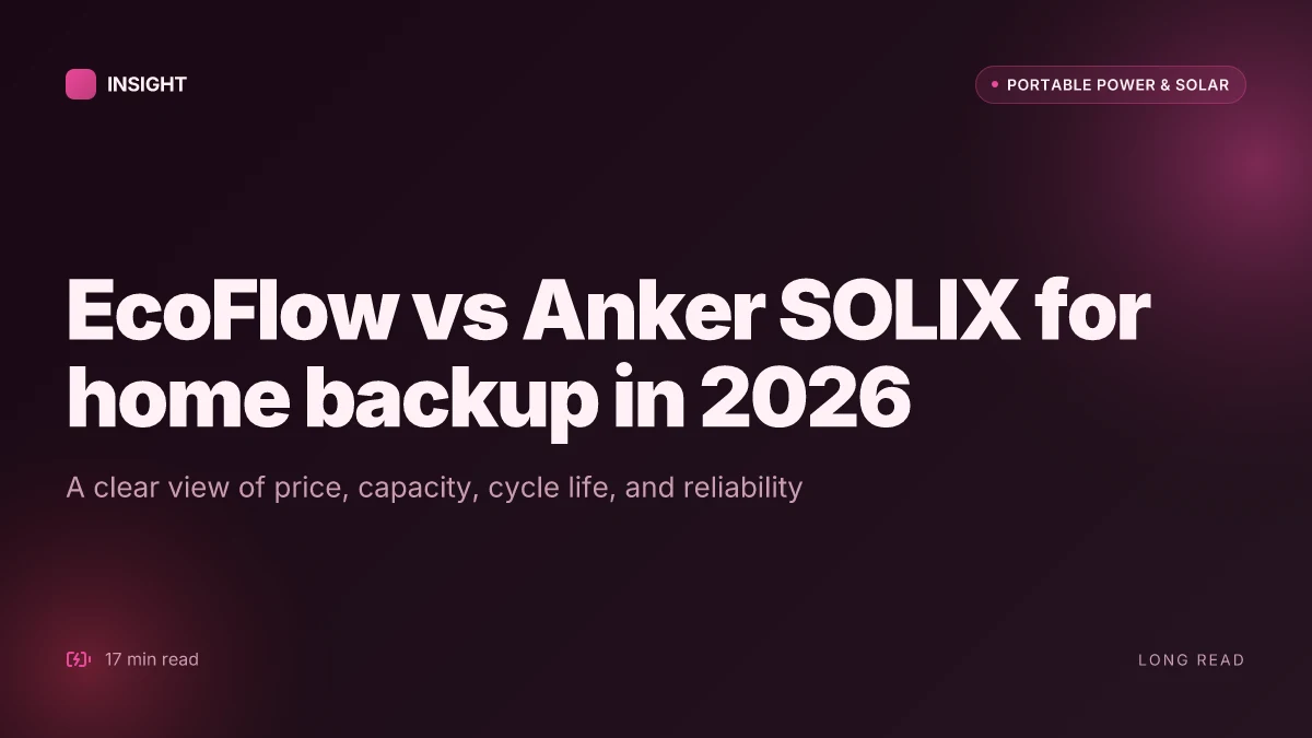 What makes EcoFlow vs Anker SOLIX a smarter choice for home backup in 2026