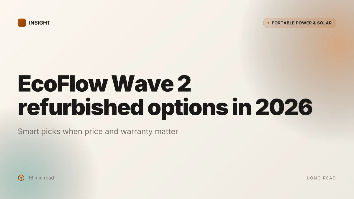 What makes EcoFlow Wave 2 refurbished a smart pick in 2026
